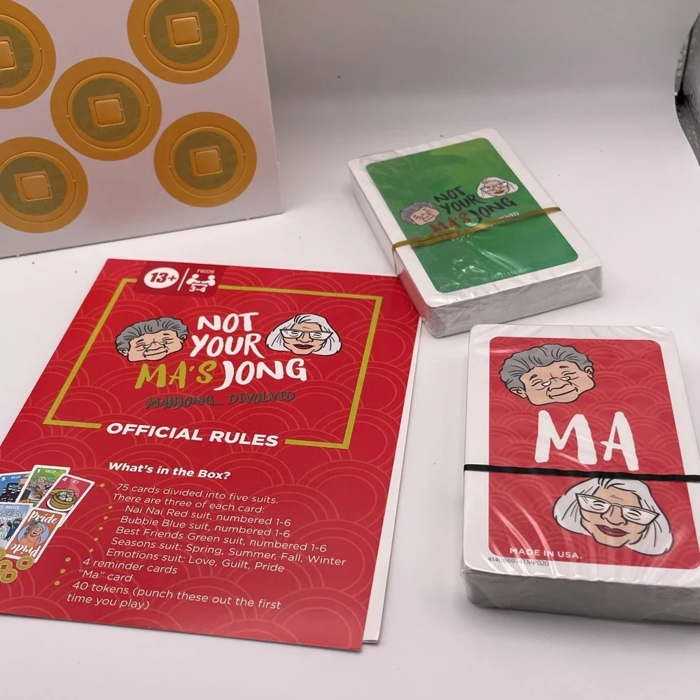 Not‎ Your Ma's Jong Game NEW Hasbro Gaming